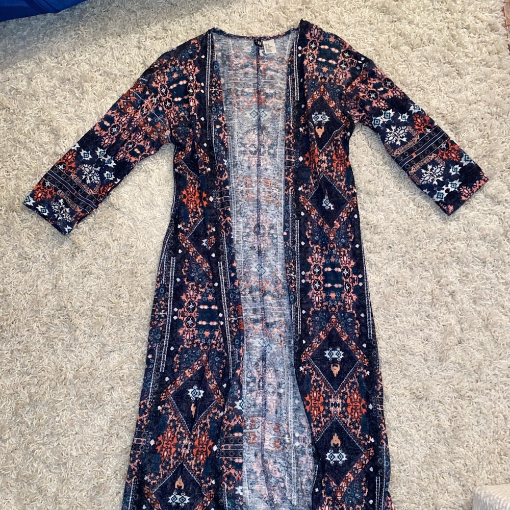 Extra Long Kimono Cardigan